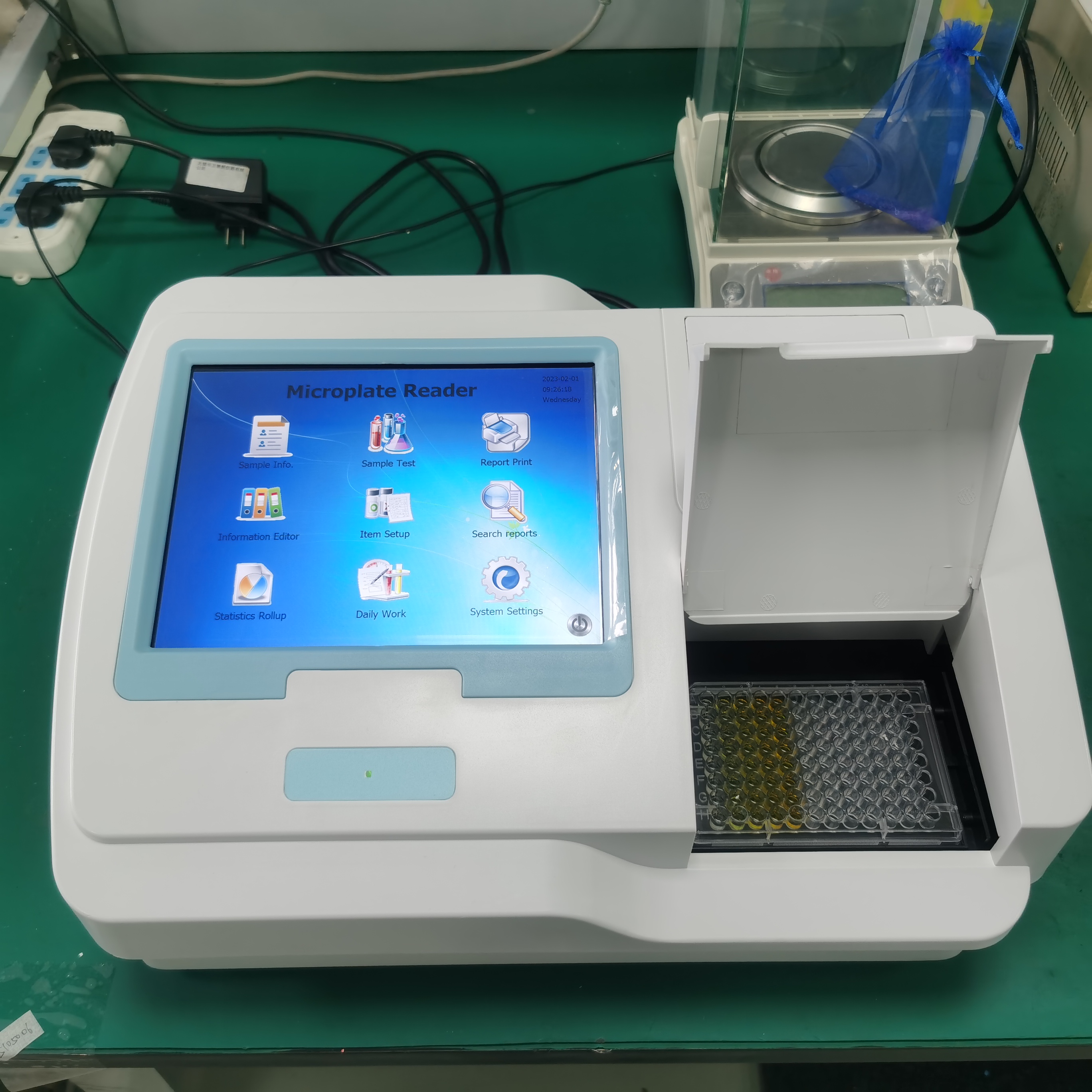 The use of Absorbance Microplate reader