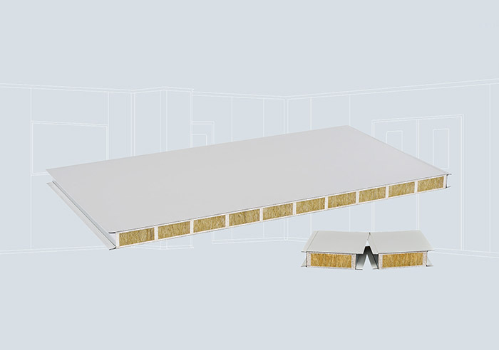 玻鎂巖棉夾芯板