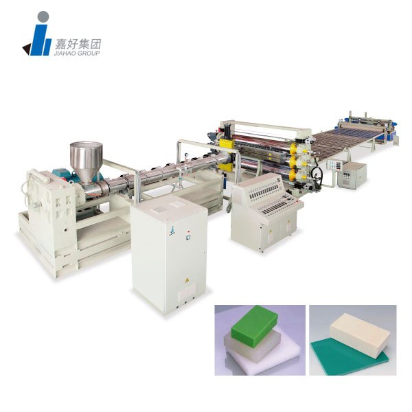 塑料機(jī)械擠出PE PP發(fā)泡片材生產(chǎn)線