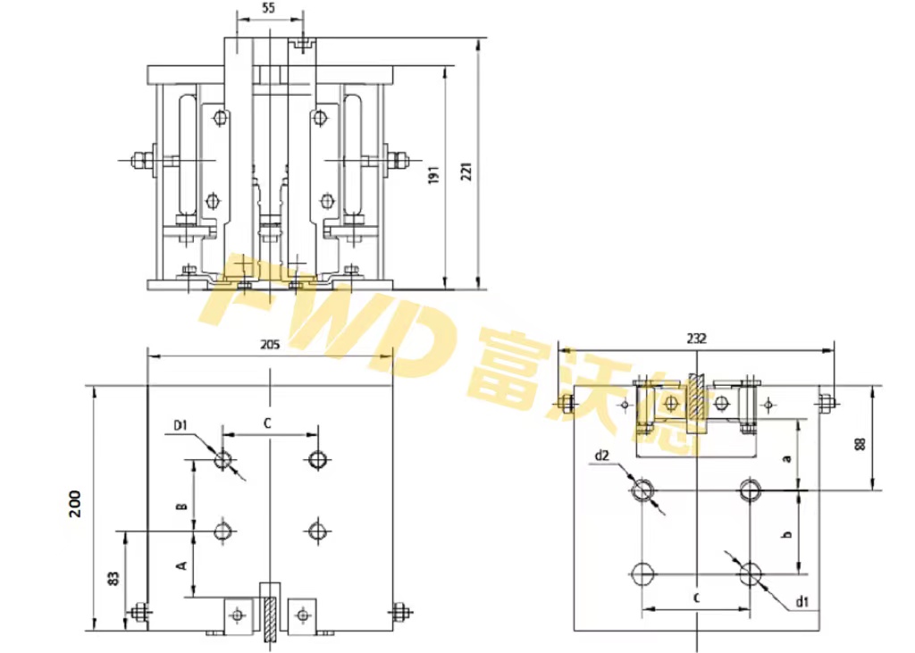 double lift progressive elevator safety gear