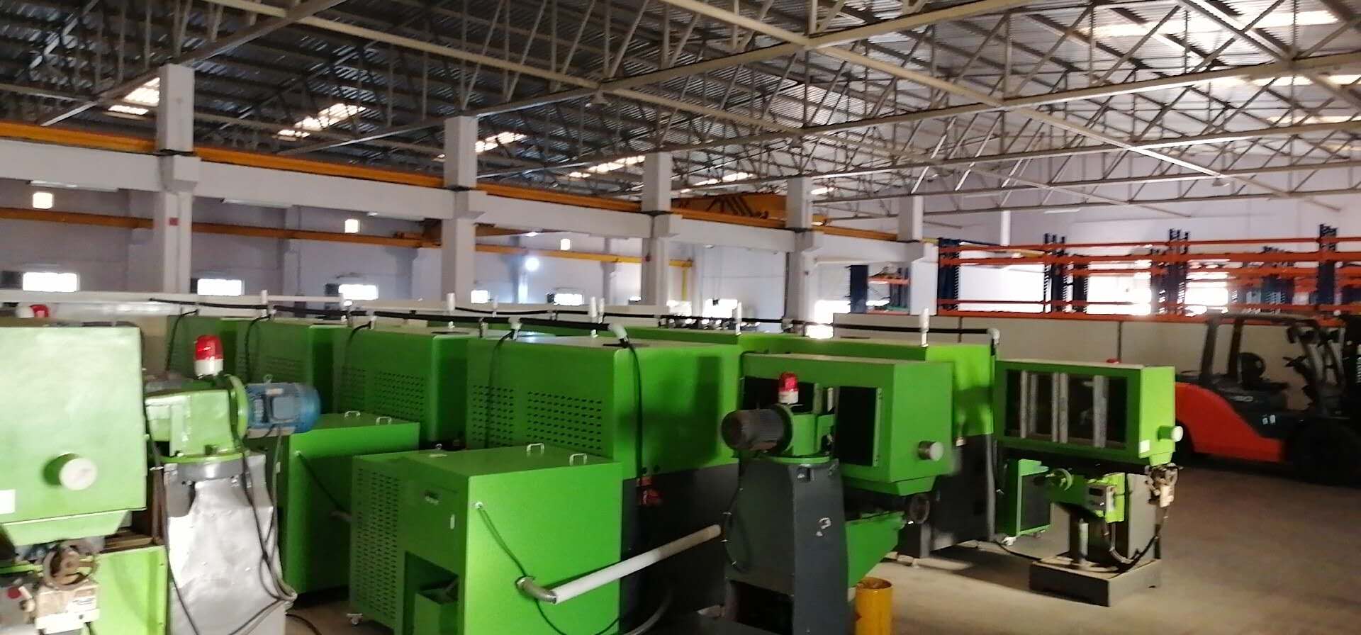 奧拓夫硅鋼磁芯切割機設備，出口印度某客戶現(xiàn)場