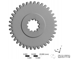 圖 4 正齒輪網(wǎng)格模型.png