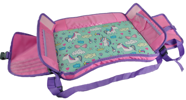 車載旅行托盤（粉色）