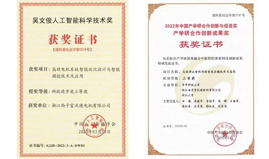 Forvorda Industry-University-Research Cooperation won several national awards