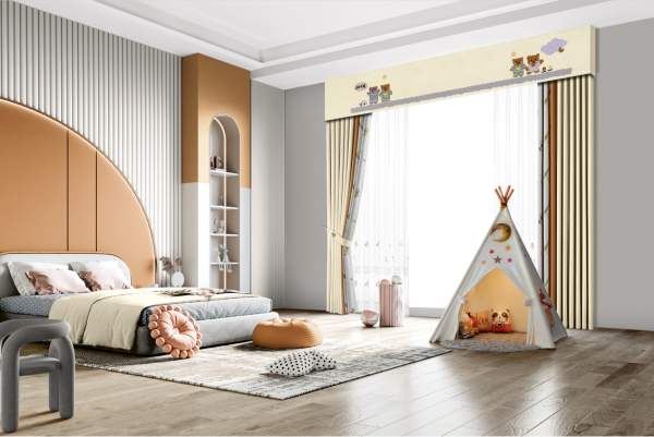 兒童窗簾效果圖 (2)