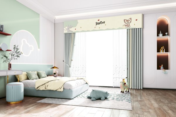 兒童窗簾效果圖 (4)