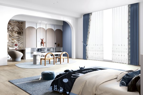 兒童窗簾效果圖 (6)