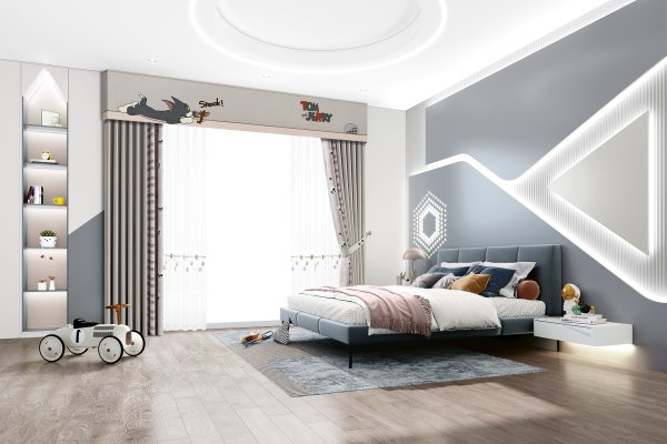 兒童窗簾效果圖 (11)