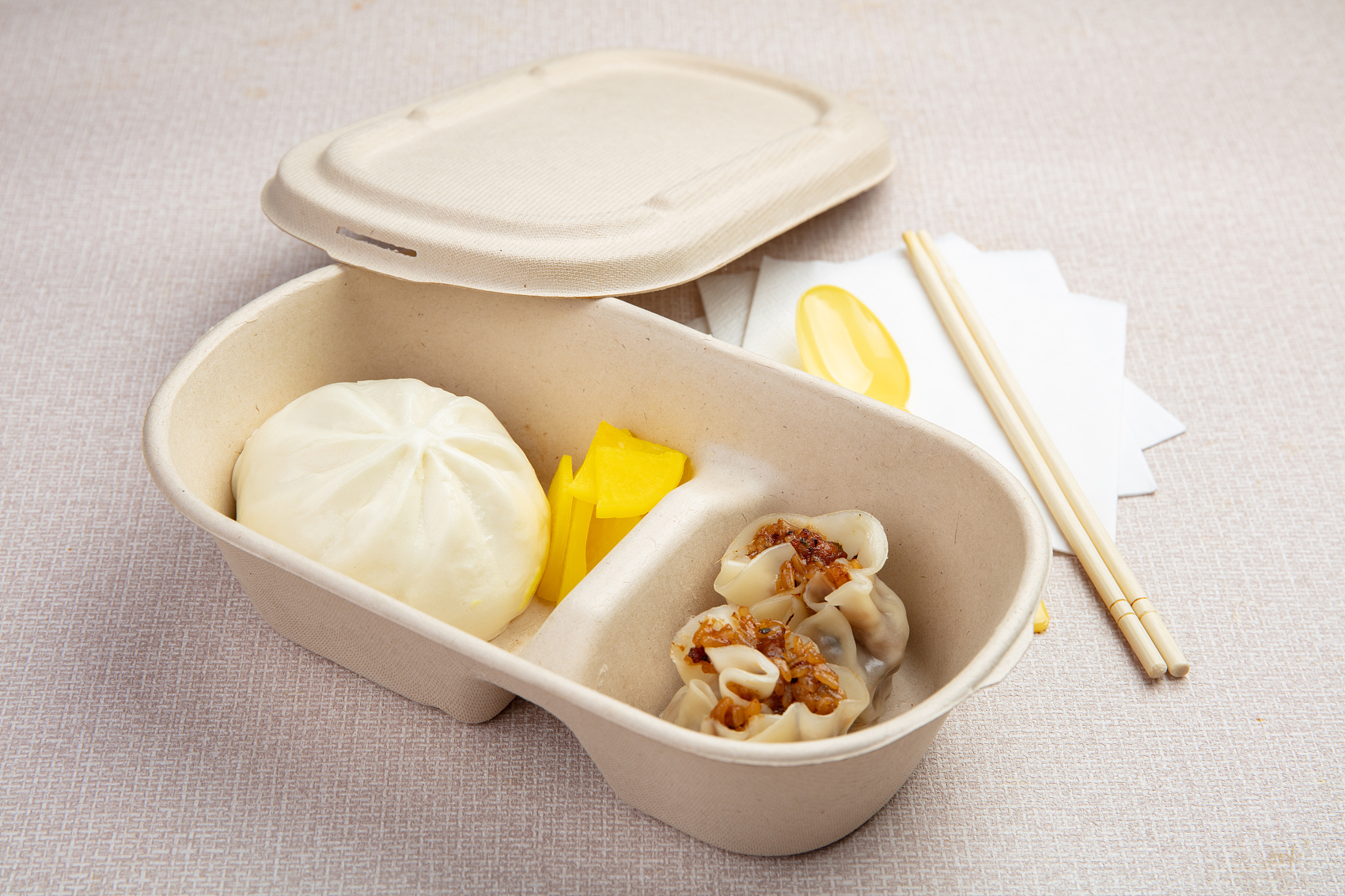 紙餐盒測(cè)試 Paper lunch box test