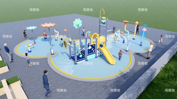 馬卡龍色系戲水樂園