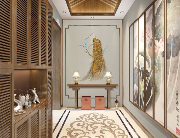 獨繡喜慶 裝飾畫（1）