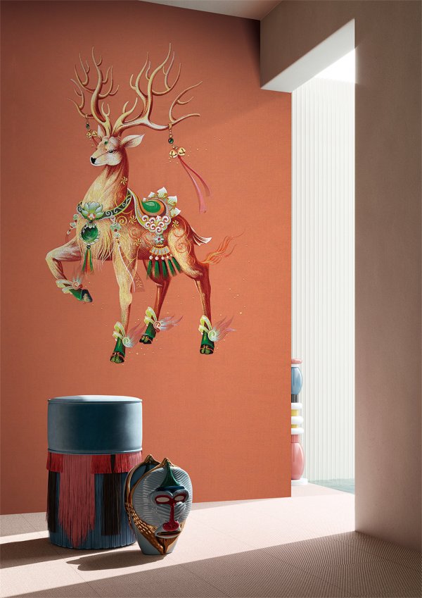 獨繡喜慶裝飾畫（5）