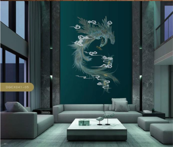 獨繡喜慶裝飾畫（20）