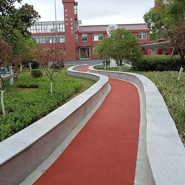 上海浦東機場敬老院休閑廣場塑膠跑道