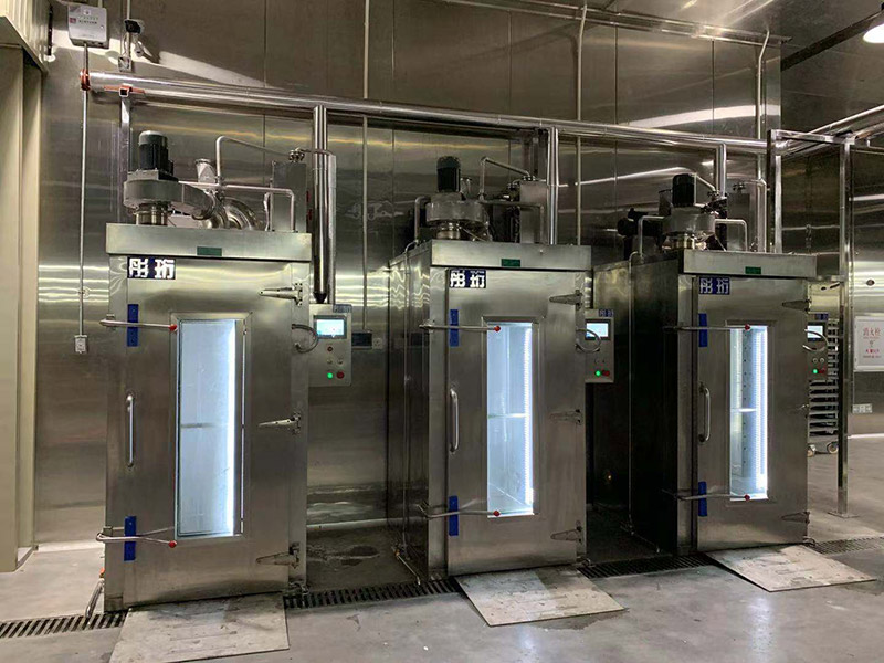 廣東中山某食品廠-單門雙車蒸柜
