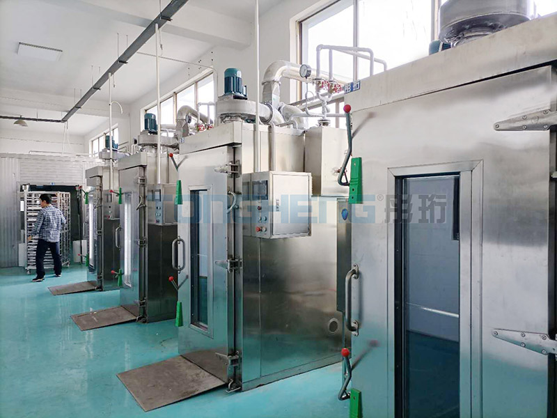 浙江臺(tái)州某食品廠-單門單車蒸柜