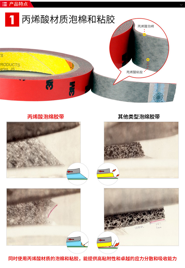 汽车泡棉胶带CP5108