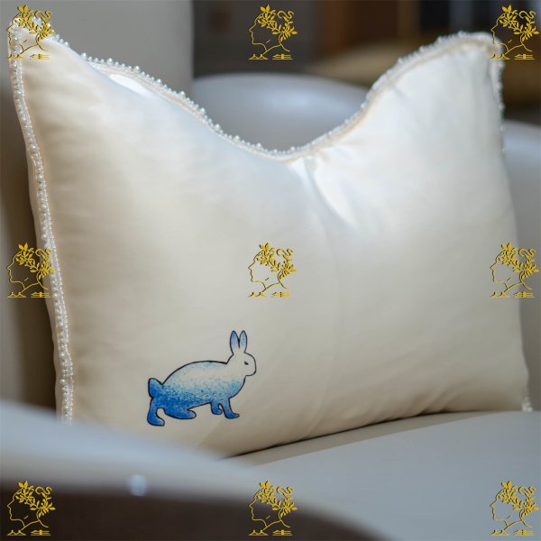 12生肖禮品定制靠枕-4、兔