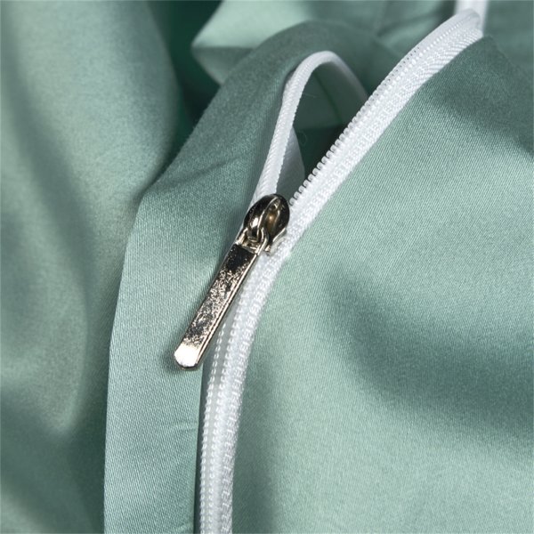 青花綠(進口100支雙股棉),床上用品四件套