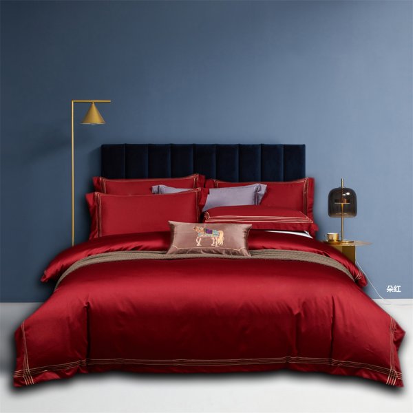 朵紅(進(jìn)口100支雙股棉),床上用品四件套