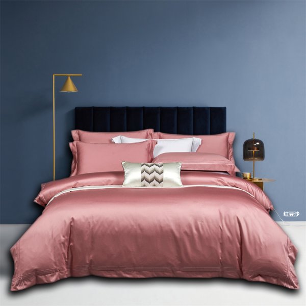 紅豆沙(進(jìn)口100支雙股棉),床上用品四件套