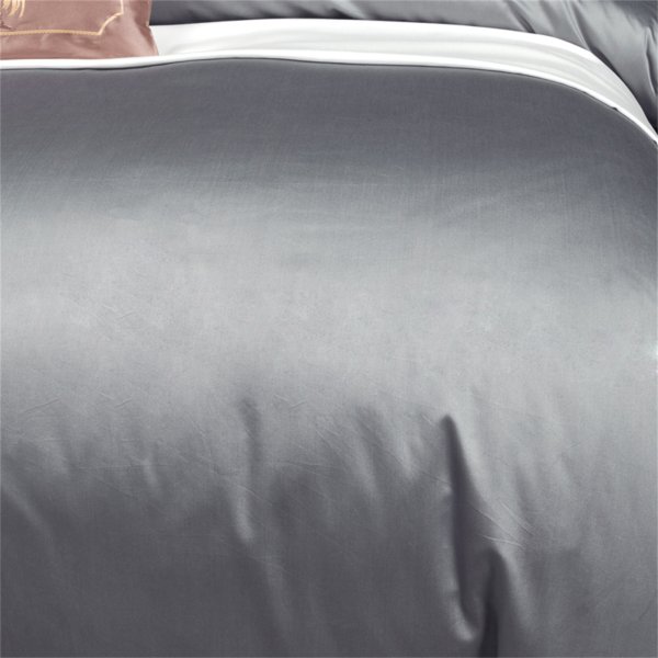 藍(lán)灰(進(jìn)口100支雙股棉),床上用品四件套