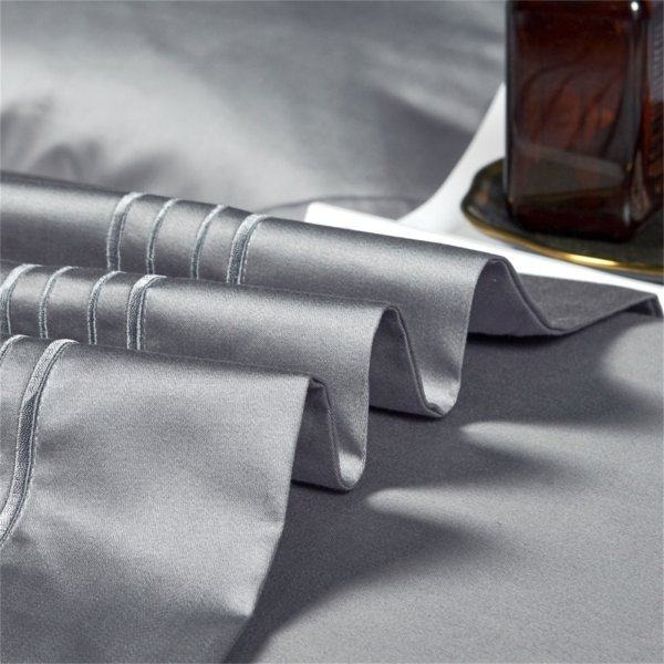 藍(lán)灰(進(jìn)口100支雙股棉),床上用品四件套