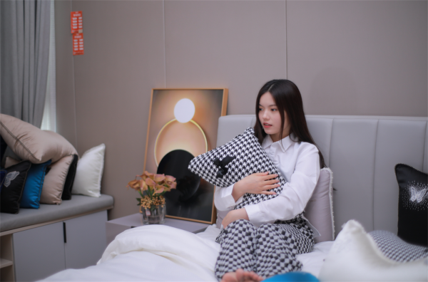 經(jīng)典千鳥格抱枕