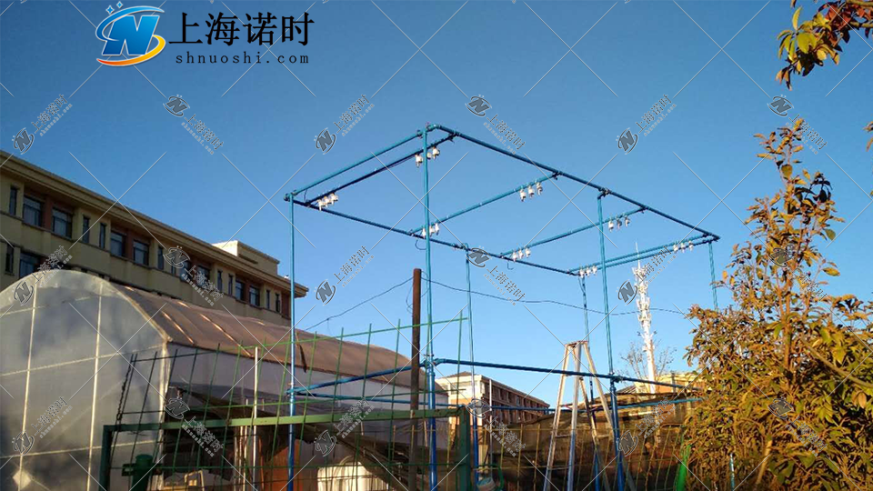 河南理工大學便攜式人工模擬降雨器完工