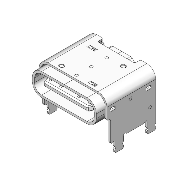 TYPE-C 母座 16Pin 加高2.50