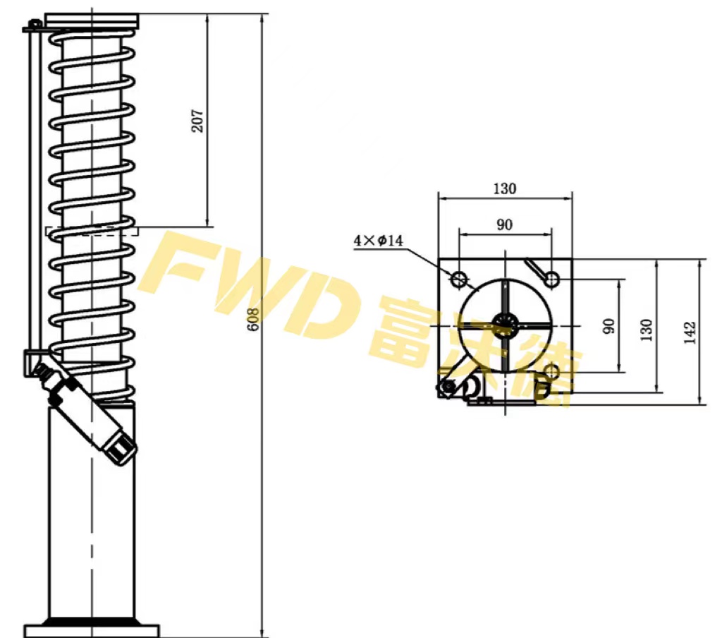 elevator safety parts oil buffer