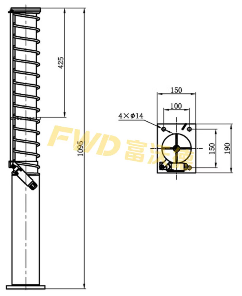 elevator oil buffer