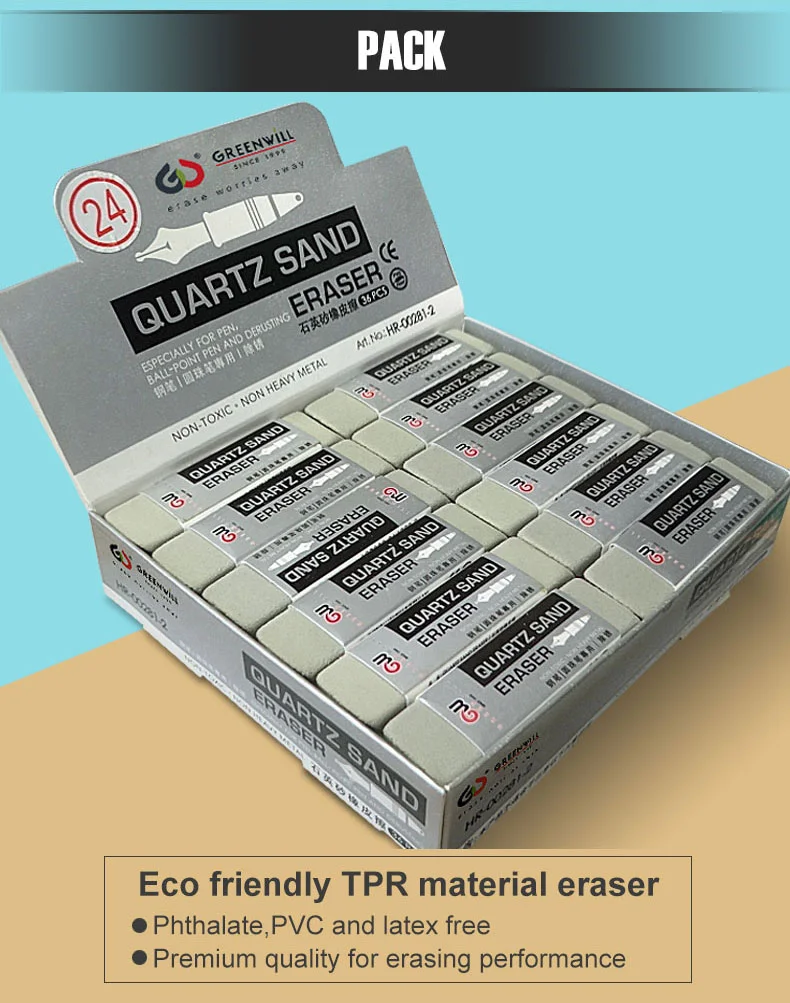 Rubber Ink Eraser-Supplier-Exporter-Greenwill
