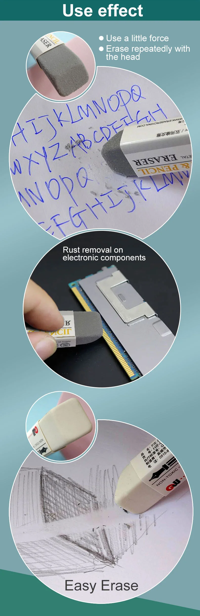 Ink And Pencil Eraser Supplier-Greenwill Stationery