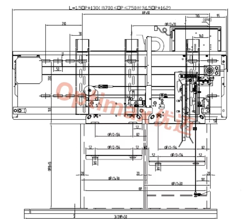 two panel side opening elevator door system