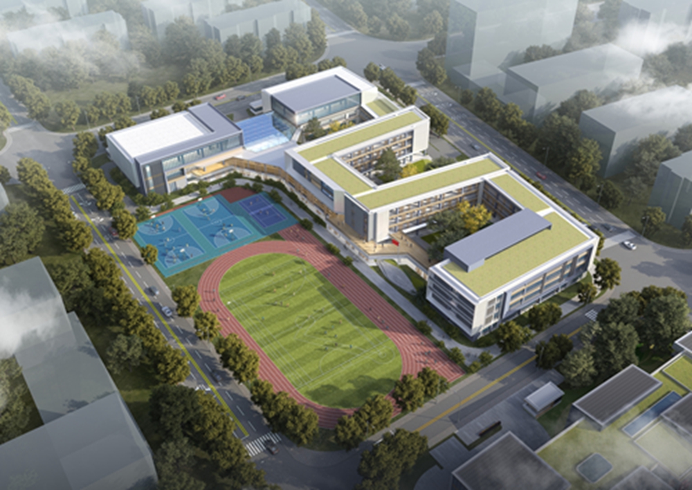 川沙唐鎮(zhèn)鎮(zhèn)南社區(qū)-小學(xué)幕墻項目