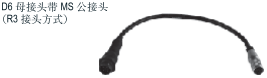 Temposonics 配件 D6母接頭轉(zhuǎn)MS公接頭(R3接頭方式）   型號：253245-3