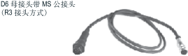 Temposonics 配件  D6母接頭轉(zhuǎn)MS公接頭（R3接頭方式）   型號：253246-3
