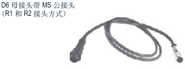 Temposonics 配件  D6母接頭轉(zhuǎn)MS公接頭  （R1和R2接頭方式）  型號(hào)：253302-1    型號(hào)：253302-2 