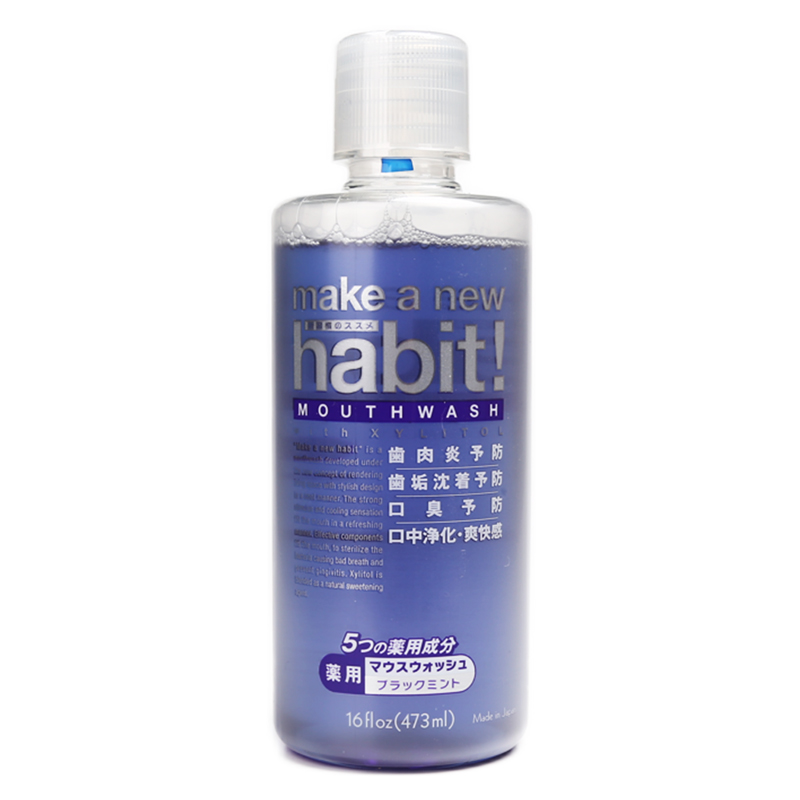 habit 黑薄荷 漱口水473ml