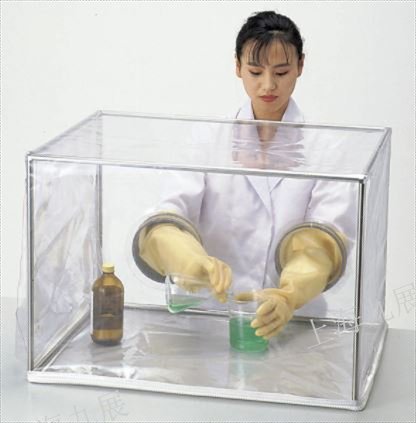 日本原装进口ASONE亚速旺简易型手套箱SM-1(手套式)