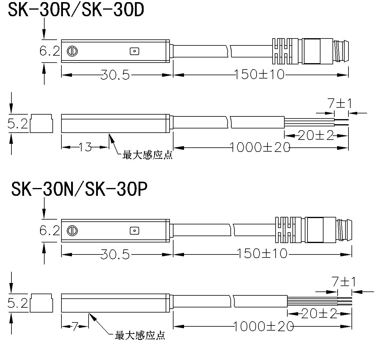 SK-30 系列 磁性開關(guān)