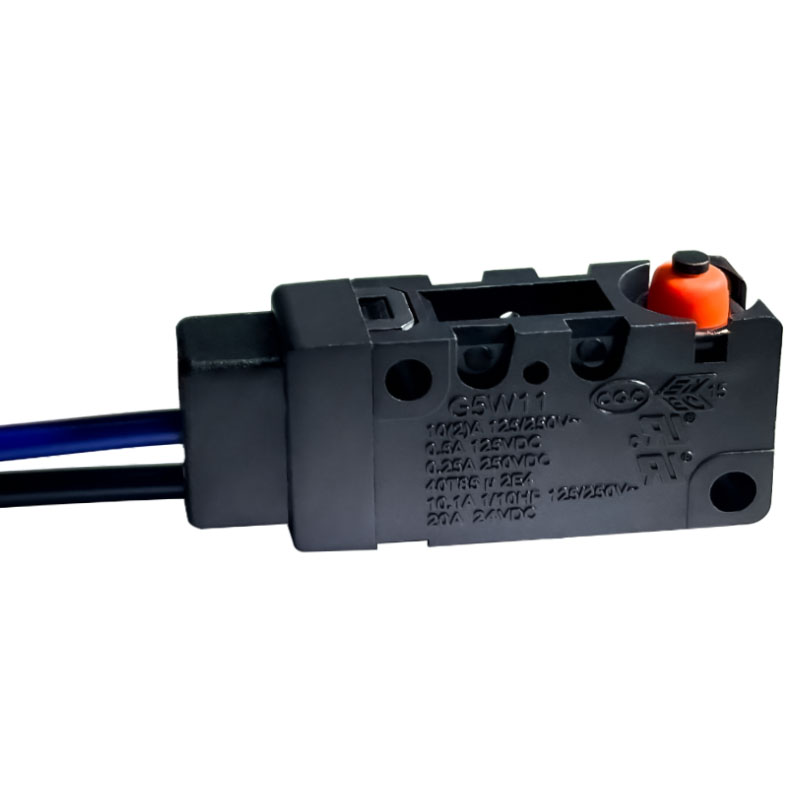 原裝防水防塵微動開關三線行程限位滑輪直桿模擬壓桿高壽命