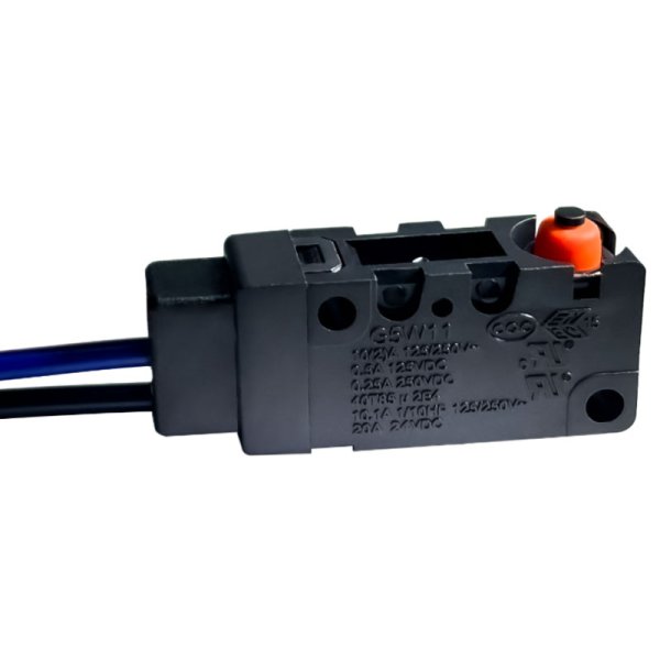 原裝防水防塵微動開關三線行程限位滑輪直桿模擬壓桿高壽命