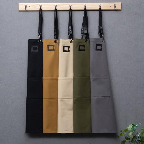 家用廚房圍裙女防水防油2022新款網(wǎng)紅做飯工作服可印logo