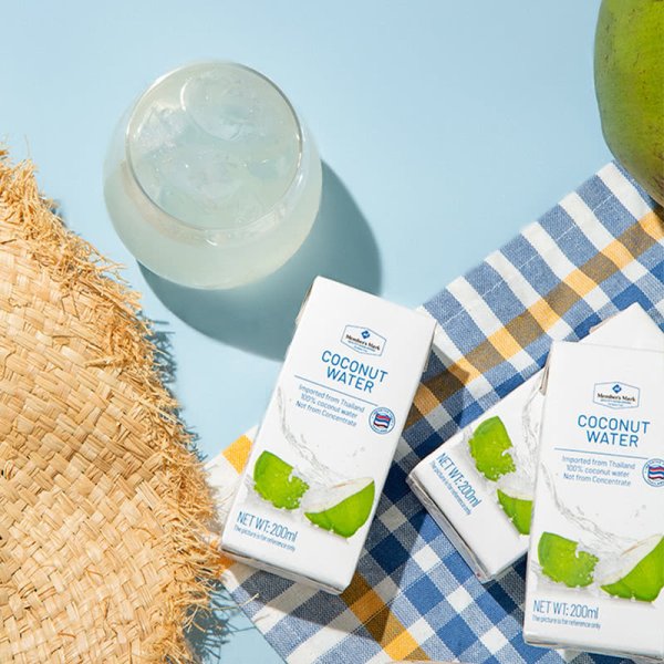 山姆100%椰子水200ml盒裝
