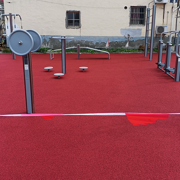 蘇州相城玉蓮新村休閑廣場塑膠跑道