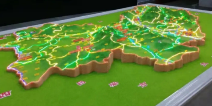 地形地貌沙盤(pán)模型：還原真實(shí)特征，展示城市規(guī)劃亮點(diǎn)
