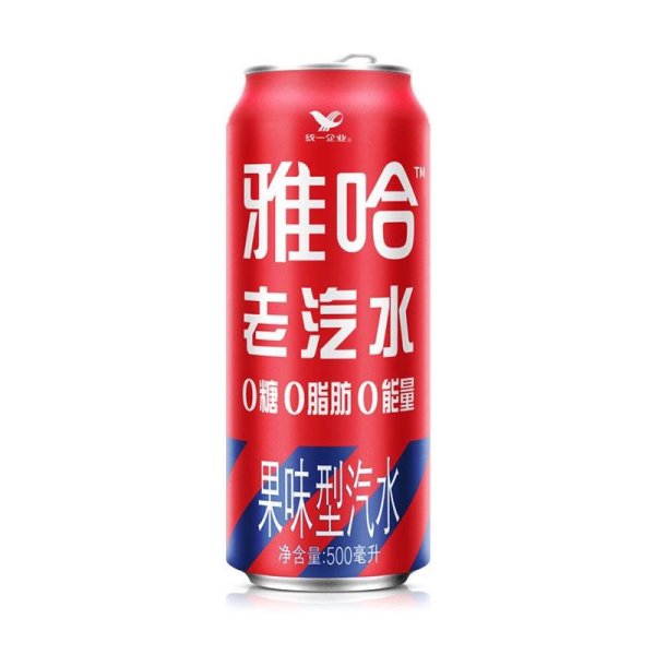 統一雅哈老汽水500ml