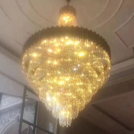 水晶吊燈安裝效果圖展示
